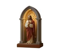 Lpsdssre Devotional Table Lamp, Faith-Inspired Ambiance, 1 Piece, Elegant Sacred Virgin Mary Statue, Spiritual Room Night Light, Peaceful LED Illumination, for Home