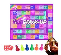 Lpsdssre Drinking Party Games,Fun Dice Board Games for Adults - Interactive Family Party Activities for Gatherings Outdoor Date Night Birthday Holiday Camping Beach Wedding Trip