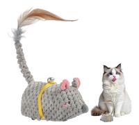 Lpsdssre Interactive Cat Toy, Smart Moving Mice, Kitten Exercise Game, Smart Motion Activation, Works On Multiple Surfaces 6x13cm/2.36x5.12 Inches For Kittens Of All Ages And Breeds
