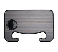 Lpsdssre Portable Car Steering Wheel Dining Table, Portable Car Desk, Vehicle Food Tray, Multi-Functional Design, Two-Sided Utility, Easy To Store, 28x42cm, For Trips