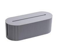 Cable Tidy Box Cable Tidy Box Desktop Cord Organizer Large Capacity Cord Safety Storage Box with Lid Surge Protectors for Hiding Messy Cables Extension Lead Cable Tidy Box(Graphite Grey)