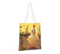 LPSRTWE Canvas Tote Bag Heavy Duty Handbags Reusable Grocery Shopping Bags Chicken Chick Gift Bags for Women