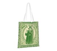 LPSRTWE Canvas Tote Bag Heavy Duty Handbags Reusable Grocery Shopping Bags Irish Blessing St Patrick's Day Gift Bags for Women