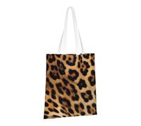 LPSRTWE Canvas Tote Bag Heavy Duty Handbags Reusable Grocery Shopping Bags Rough Leopard print Gift Bags for Women