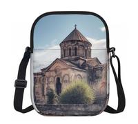 LPSRTWE Crossbody Bag Mini Phone Purses Cell Phone Bag for Men Women Wallet | Armenian Church Sling Bag Waterproof Shoulder Bag Adjustable Cell Phone Purses Travel Pouch