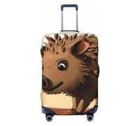LPSRTWE Travel Luggage Cover Anti-Scratch Suitcase Cover Protector Elastic Thicken Luggage Protector Washable Baggage Covers Wild boar animation Suitcase Sleeve Fit 18-32 Inch Luggage, Black, XL