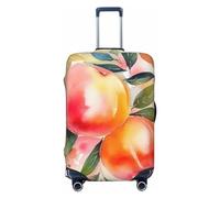 LPSRTWE Travel Luggage Cover Anti-Scratch Suitcase Cover Protector Elastic Thicken Luggage Protector Washable Baggage Covers Colorful Peach Watercolor Design Suitcase Sleeve Fit 18-32 Inch Luggage