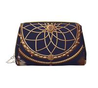 LPSRTWE Travel Makeup Bag for Women Large Capacity Cosmetic Bags PU Leather Waterproof Toiletry Bag American Dream Catcher Makeup Pouch Portable Wide Open Make Up Organizer with Zipper, White, One
