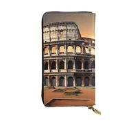 LPSRTWE Ultra Slim Thin Leather Women Wallet Ancient Long Coin Purse Credit Card Holder Bifold Clutch, Black, One Size, Classic