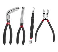 LPSZZXKD 4Pc Electrical Connector Separator Pliers Kit for Automotive Repair, 60-Degree Angled Design for Locking Push Tab Connectors On Maf Sensors and Fuel Injectors Accessories