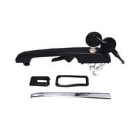 LPUYTRB Car Exterior Door Handles Car Door Handles Lock W/Keys Outside Exterior Front Rear Left Right for Golf MK1 MK2 for Jetaa MK2 191837205A 191837206A
