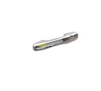 LPUYTRB Car Exterior Door Handles Car Left Front Exterior Door Handle Ch&Rome Cap Trim Bezel for Explorer for Driver Side 8A8Z-74218B08-AA