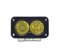 LPUYTRB Headlight Motorcycle 3 Inch Spotlight White Yellow LED Pod Driving Work Light for Pickup for Truck Offroad Roof Luggage Rack Lamp