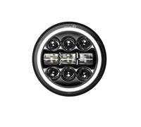 LPUYTRB Headlight Motorcycle 5.75″ Round LED Headlight 5-3/4 inch Moto Light with White/Amber DRL+ Start-up Gradient Welcome Halo