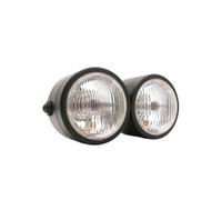 LPUYTRB Headlight Motorcycle Universal Headlight 4" Twin Double Round For Naked For Dominator Head Lamp For V-Max Vmax V Max Vmx 1200