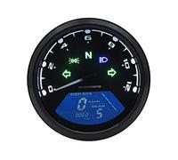 LPUYTRB Universal Tachometer 12V Motorcycle Tachometer Tachometer 1-4 Cylinders Motorbike Gauge 12000RMP Digital Indicator Moto Accessories Universal