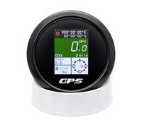 LPUYTRB Universal Tachometer 52mm/85mm Screen Speed Gauge Digital GPS Tachometer Mph Knot Km/h GPS Antenna For Motorcycle Marine Boat Car 12V 24V