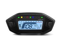 LPUYTRB Universal Tachometer 7 Color Light 0~10000 RPM Tachometer Motorcycle Instrument Dashboard Digital Tachometer for 1 2 4 Cylinder Universal Motor 12V