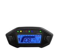 LPUYTRB Universal Tachometer HD 12V Moto Dashboard Digital Tachometer Tachometer Motorcycle Instrument 7 Color Display 0~10000 RPM For 1-4 Cylinder