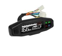 LPUYTRB Universal Tachometer HD Motorcycle Tachometer Tachometer Fuel Gauge Universal Digital Meter Instrument Cluster Turn Signal Light Indicator Dashboard