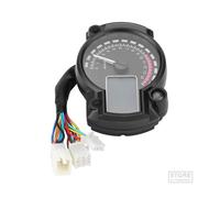 LPUYTRB Universal Tachometer Motorcycle 12V Modern Universal Digital Light Tachometer Odometer Tachometer W Speed Sensor 7 Color Display Oil Level Meter
