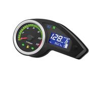 LPUYTRB Universal Tachometer Motorcycle Digital Dash Dashboard Tachometer With 12000RPM Tachometer Fuel Gauge Turn Light For GY200 Fit For
