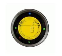 LPUYTRB Universal Tachometer Motorcycle Electric Meter Digital Display Tachometer For 1,2,4 Cylinders Tachometer 6 Gear Dashboard 12000RPM Odometer