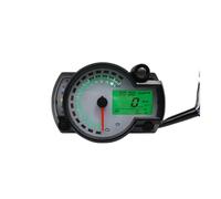 LPUYTRB Universal Tachometer Tachometer Fuel Meter Digital Motorcycle Odometer Tachometer Adjustable MAX 299KM/H 7 Colors Display