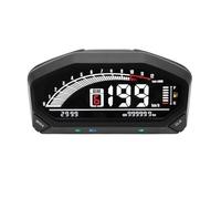 LPUYTRB Universal Tachometer Universal Adjustable Tachometer 10000 Display Speed Odometer Tachometer Motor Dashboard for 1 2 4 Cylinder RPM Moto