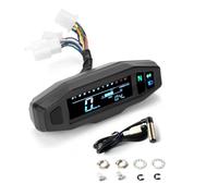 LPUYTRB Universal Tachometer Universal Digital Motorcycle Meter Tachometer Digital Odo-meter Electric Motor Bike Tachometer