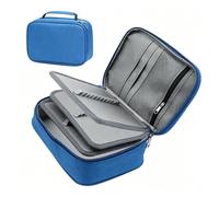 LPVVPEZ Large Pencil Case with Compartments, 72 Slots Multi-Layer Detachable Organizer Bag, Big Capacity Black Pen Storage for School, Office, Art Supplies, Coloring Pencils & Craft Tools(Blue)
