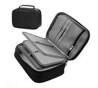 LPVVPEZ Large Pencil Case with Compartments, 72 Slots Multi-Layer Detachable Organizer Bag, Big Capacity Black Pen Storage for School, Office, Art Supplies, Coloring Pencils & Craft Tools