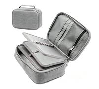LPVVPEZ Large Pencil Case with Compartments, 72 Slots Multi-Layer Detachable Organizer Bag, Big Capacity Black Pen Storage for School, Office, Art Supplies, Coloring Pencils & Craft Tools（Grey）
