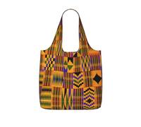 LPWTYCBV African Tribal Ethnic Texture Print Storage Bag With A Drawstring Backpack With Ripstop Polyester Fabric