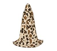 LPWTYCBV Animal Leopard Print Hooded Cape For Teenagers Comfortable And Durable Costume Cape For Halloween