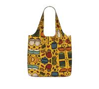 LPWTYCBV Autumn Harvest Cooking Print Storage Bag With A Drawstring Backpack With Ripstop Polyester Fabric