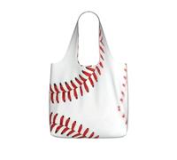 LPWTYCBV Baseball Lace Close Up Print Storage Bag With A Drawstring Backpack With Ripstop Polyester Fabric