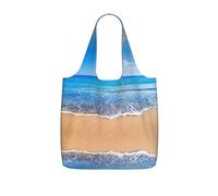 LPWTYCBV Beach And Sea Print Storage Bag With A Drawstring Backpack With Ripstop Polyester Fabric