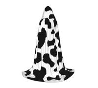LPWTYCBV Black Leopard Print Hooded Cape For Teenagers Comfortable And Durable Costume Cape For Halloween