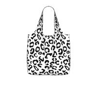 LPWTYCBV Black Leopard Print Print Storage Bag With A Drawstring Backpack With Ripstop Polyester Fabric