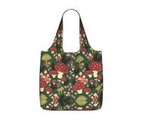 LPWTYCBV Bright Mushrooms Art Print Storage Bag With A Drawstring Backpack With Ripstop Polyester Fabric