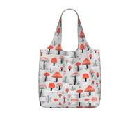 LPWTYCBV Cartoon Mushrooms Print Storage Bag With A Drawstring Backpack With Ripstop Polyester Fabric