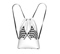 LPWTYCBV Checkered Flags Race Flag Print Ultra-Lightweight 14l Reusable Polyester Travel Backpack For Shopping, Commuting, And Everyday Carry