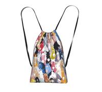 LPWTYCBV Colorful Cartoon Horses Print Ultra-Lightweight 14l Reusable Polyester Travel Backpack For Shopping, Commuting, And Everyday Carry