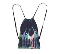 LPWTYCBV Colorful Giraffe Fans Lovers Print Ultra-Lightweight 14l Reusable Polyester Travel Backpack For Shopping, Commuting, And Everyday Carry