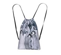 LPWTYCBV Cute Penguin Print Ultra-Lightweight 14l Reusable Polyester Travel Backpack For Shopping, Commuting, And Everyday Carry