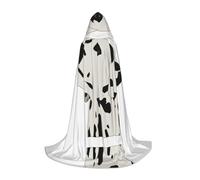 LPWTYCBV Dalmatian Print Hooded Cape For Teenagers Comfortable And Durable Costume Cape For Halloween