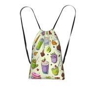 LPWTYCBV Dessert Refreshments Print Ultra-Lightweight 14l Reusable Polyester Travel Backpack For Shopping, Commuting, And Everyday Carry
