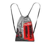 LPWTYCBV England Uk Retro London Telephone Print Ultra-Lightweight 14l Reusable Polyester Travel Backpack For Shopping, Commuting, And Everyday Carry