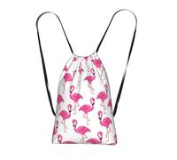 LPWTYCBV Flamingo Print Ultra-Lightweight 14l Reusable Polyester Travel Backpack For Shopping, Commuting, And Everyday Carry